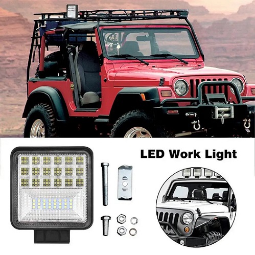 3Inch LED Work Light Flood/Spot Cube Pods Bar Driving Fog Lamp Offroad